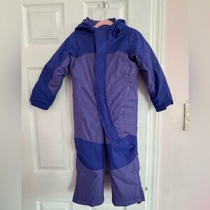L.L. Bean Blue/purple snowsuit with Grow Cuffs